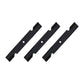 (3) HD Lawn Mower Blades Fits Husqvarna Riding Mower 52" Deck Repl. 539100341