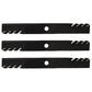 54" Mulch Mower Blades Fits John Deere Replace TCU30316 TCU30317 M136195