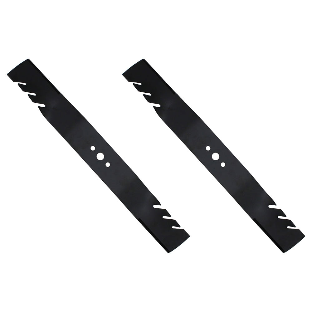 Qty 2: Toothed Mulching Blade Fits AYP Replaces 07133058000P