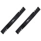 Qty 2: Toothed Mulching Blade Fits Poulan Replaces 532175064