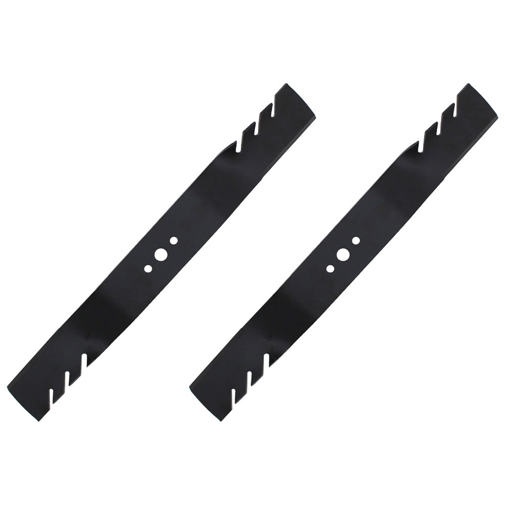 Qty 2: Toothed Mulching Blade Fits Husqvarna Replaces 133348