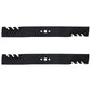 Qty 2: Toothed Mulching Blade Fits AYP Replaces 07133058000P