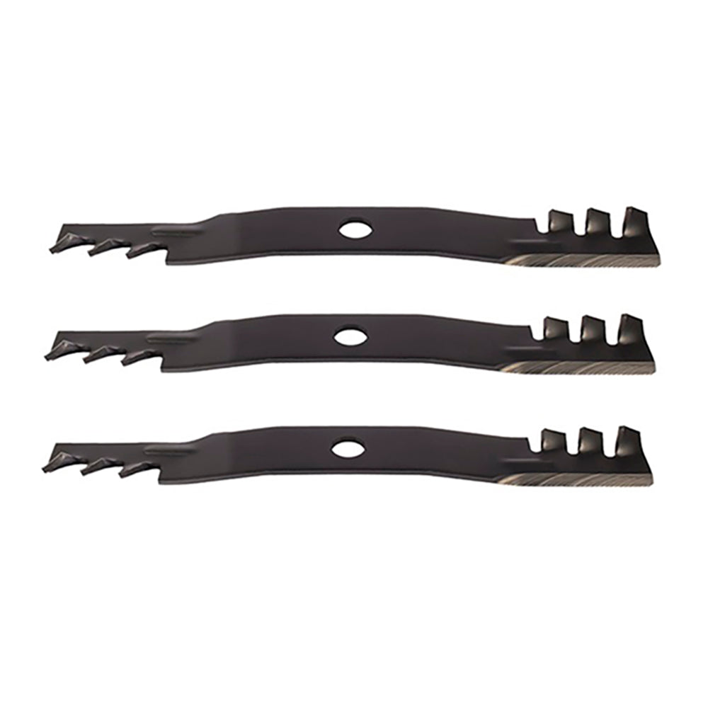 70000-00602-TOOTHED Qty 3: Toothed Mower Blade
 Fits Kubota
