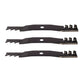70000-00602-TOOTHED (3) Toothed Mower Blade Fits Kubota