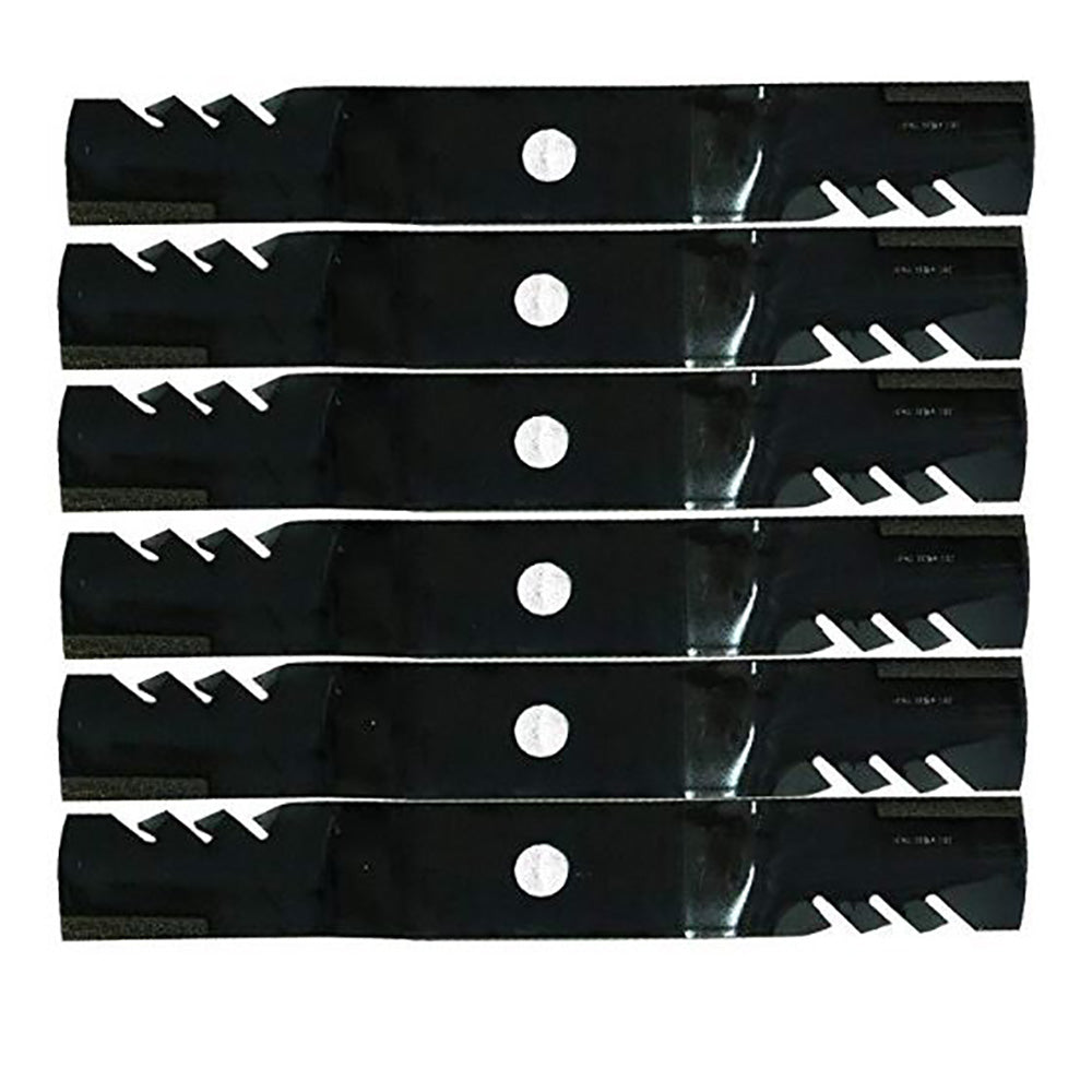 Qty 6: Toothed Mower Blade
 Fits Windsor Replaces 51-2495