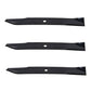 Set of 3 Fits Gravely Fits Ariens High Lift Mower Blades for 54" ZTXL54 ZTXL2554