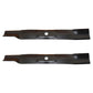 2 Bagging Blades 42" Fits John Deere X300 LA120 D110 AM137327 AM141034