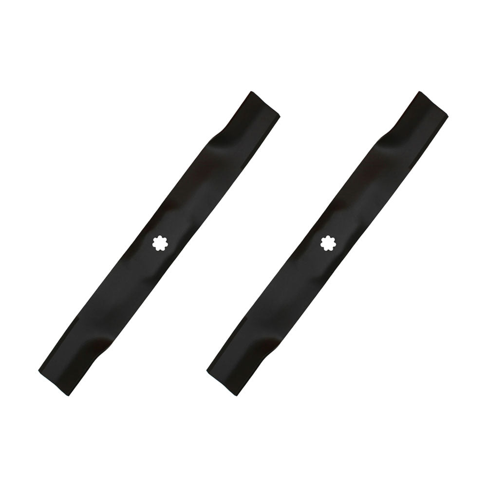 High Lift Blades (2-Pack) Fits John Deere 42C Deck D110 LT160 X300 Z225 92-110(2