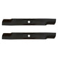 2Pk 12380 Blades Fits John Deere AM137327, AM141032, AM141034