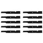 Qty 10: Notched Air-Lift Blade Fits Encore Replaces 363046