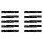(10) Blades for Wright 71440001 Stander 36" Lawn Mower Fits Gator Blade Pack