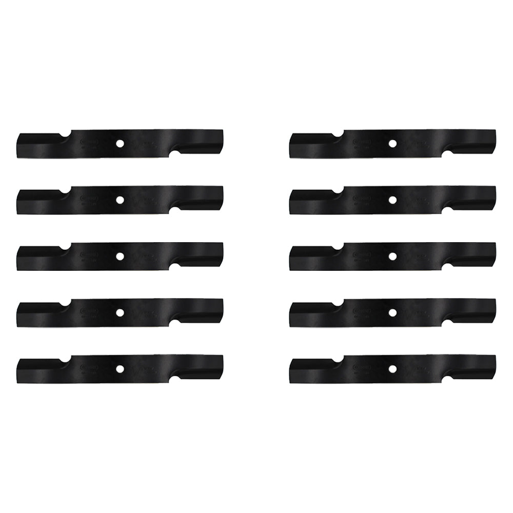 Qty 10: Notched Air-Lift Blade Fits Bobcat Replaces 112111-02
