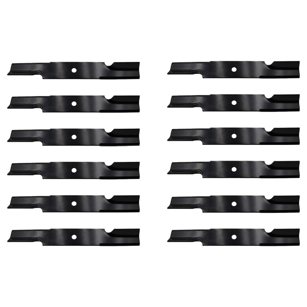 Qty 12: Notched Air-Lift Blade Fits Toro Replaces 1-633482