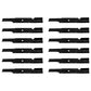 12PK Oregon Zero Turn Mower Blades Fits Toro 105-7781-03 482462 482878 481707
