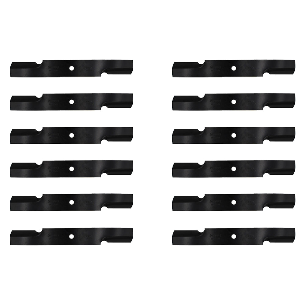 Qty 12: Notched Air-Lift Blade Fits Bunton Replaces 6294