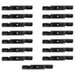 Qty 15: Notched Air-Lift Blade Fits Bobcat Replaces 112111-02