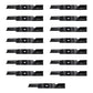 Qty 15: Notched Air-Lift Blade Fits Exmark Replaces 1-303146