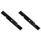 36" Rotary High Lift Lawnmower 2 Blade Set 3" Wide HD Lesco 050125 050140