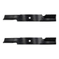 Qty 2: Notched Air-Lift Blade
 Fits Bad Boy Replaces 038-3000-00