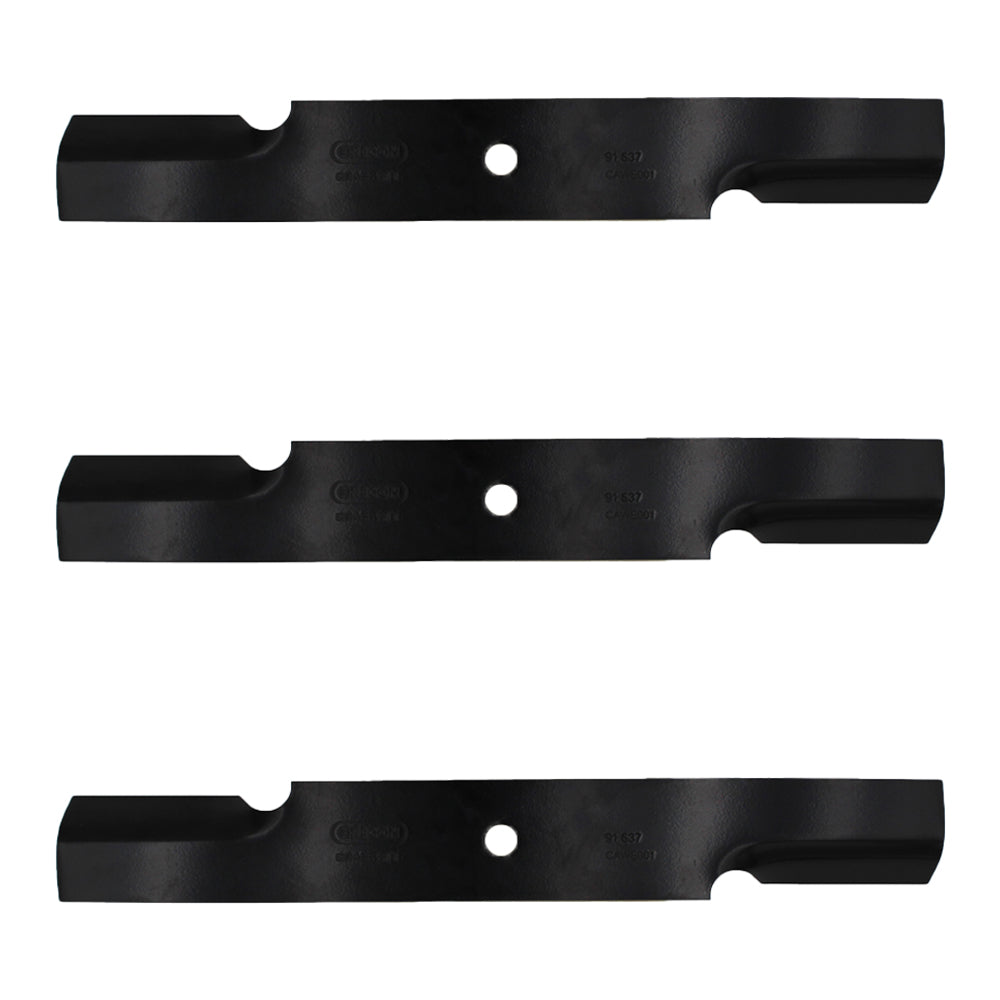 Qty 3: Notched Air-Lift Blade
 Fits Toro Replaces 1-633482
