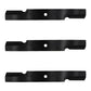 3PK Mower Blades 52" for Gravely Pro Turn 152 XDZ Pro Master 252 XDZ