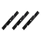 Set of 3 Mower Blades Fits Great Dane Fits Lesco Commercial 52" D18037 GDU10231