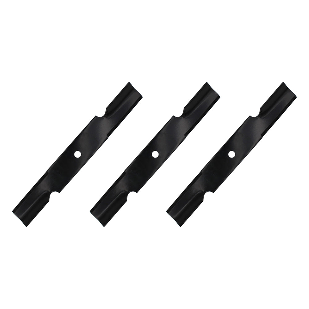 Qty 3: Notched Air-Lift Blade
 Fits Bad Boy Replaces 038-3000-00