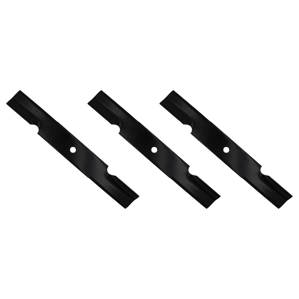 Qty 3: Notched Air-Lift Blade
 Fits John Deere Replaces AM104490