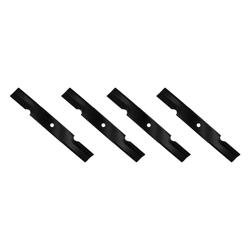 QTY 4: Notched Air-Lift Blade
 Fits Jacobsen Replaces 390655