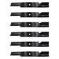 Qty 6: Notched Air-Lift Blade
 Fits John Deere Replaces AM104490