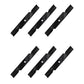 6PK 596-344 Blades Fits Gator Mulching Fits Oregon Fits Lesco 52" 50125