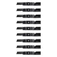 Qty 9: Notched Air-Lift Blade Fits Bad Boy Replaces 038-3000-00