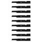 Qty 9: Notched Air-Lift Blade Fits Exmark Replaces 1-303146