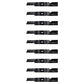 Qty 9: Notched Air-Lift Blade Fits Husqvarna Replaces 539100341