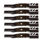 Set of (6) Mulching Blades TCU30315 Fits John Deere Walk-Behind Mowers