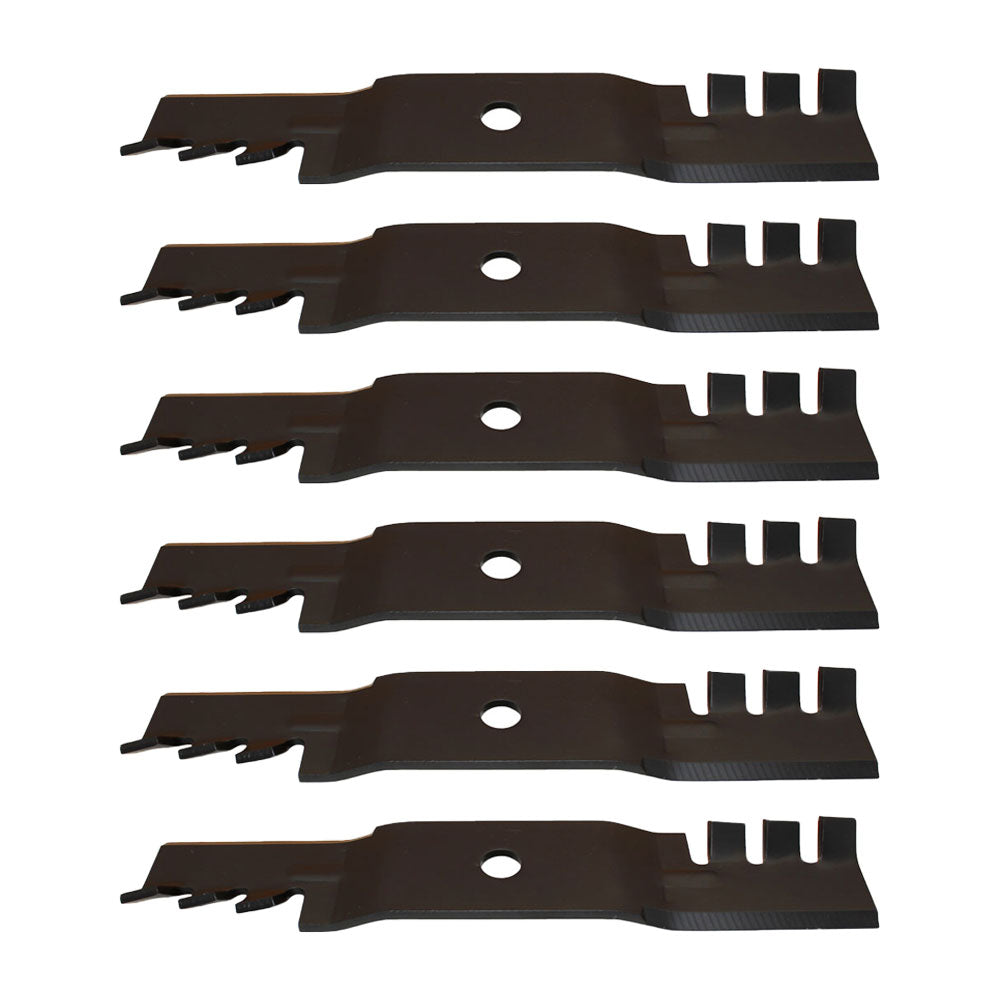 (6) 10284 Rotary Blades Fits John Deere M136194