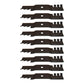 Qty 9: Mulching Blade Fits John Deere Replaces M136185