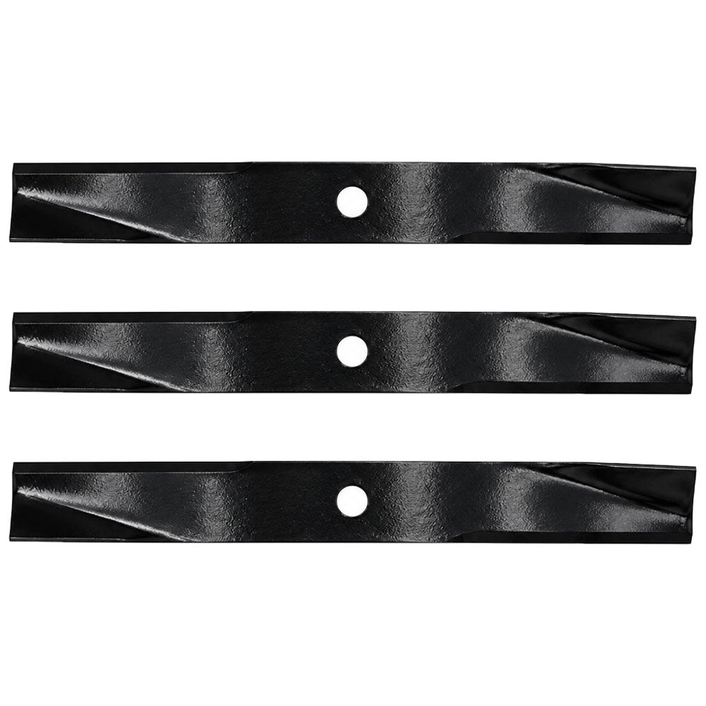 3 mower deck blades 46 47 48" deck Fits John Deere 140 300 314 316 317 318