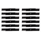 12 Pack Mulcher Blade Fits John Deere 72" 1070 2210 3120 3320 3520 3720 4010