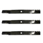 3 Mower Blades Fits John Deere 72" 1400 1500 Front Mount