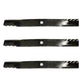 3 Oregon 396-743 G6 Mower Blades Fits John Deere 72" 777 797 997 Front Mount