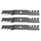 3 PK 596-354 Fits Gator Mulching Blade 48" Deck Fits John Deere LX277 GT235 X324