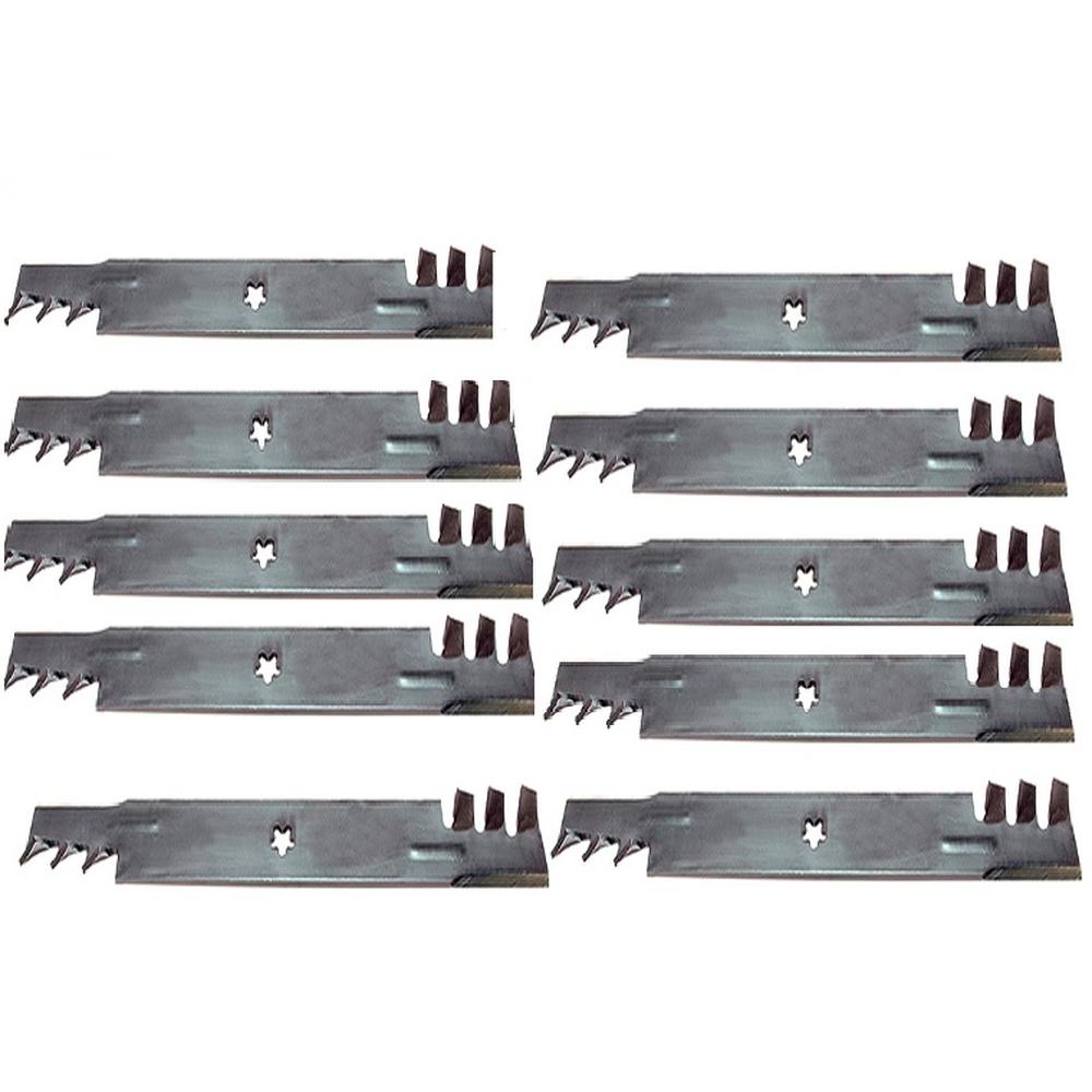 Qty 10: Toothed Mulching Blade Fits Ariens Replaces 21546095