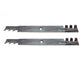 Qty 2: Toothed Mulching Blade
 Fits Ariens Replaces 21546095