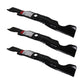 Qty 3: 2-in-1 Mower Blade
 Fits Massey Ferguson Replaces 742-04053B