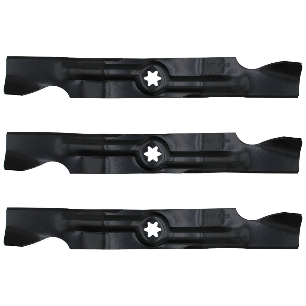 (3) Replacement Blades Fits Cub Cadet 50" Decks, 742-04053 942-04053C RZT 50 LTX