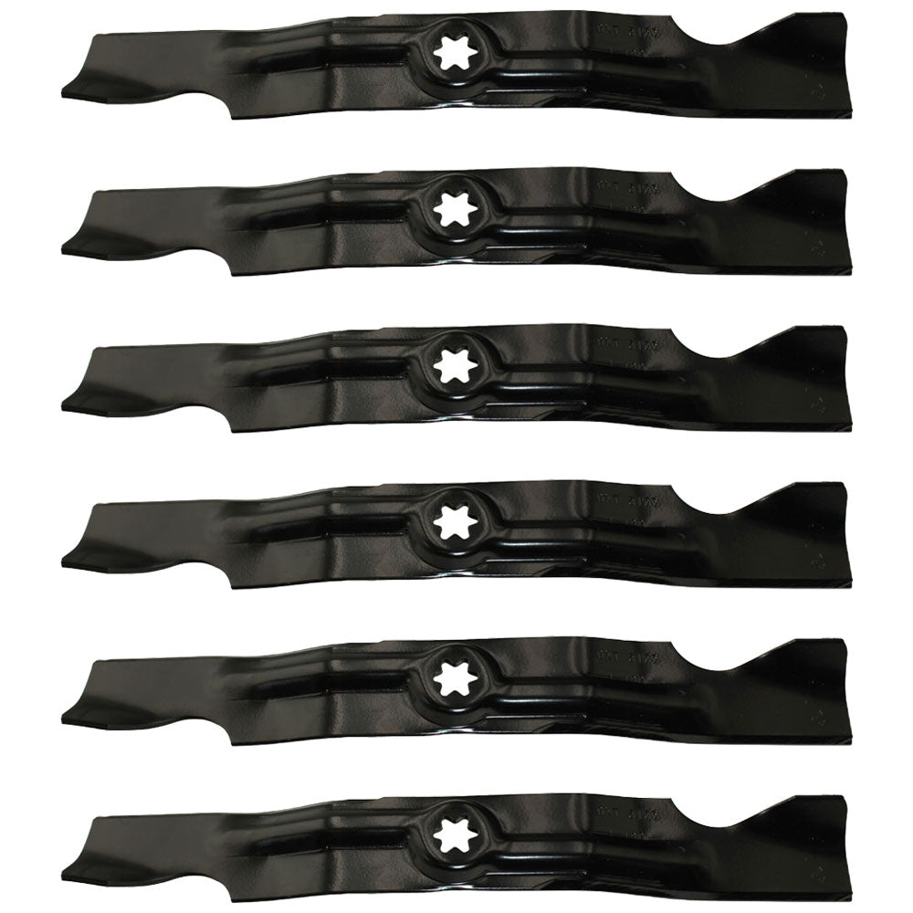 6 Lawn Mower 50" Deck 2-in-1 Blades Fits Troy Bilt Mustang RZT 50 Mustang 50 XP