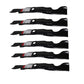 Qty 6: 2-in-1 Mower Blade
 Fits Toro Replaces 112-0316