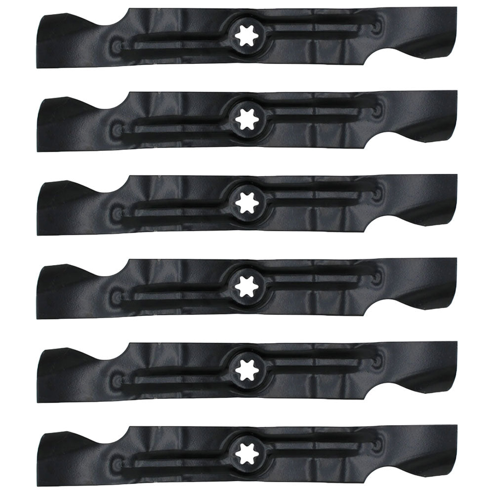 6 Lawn Mower 50" Deck 2-in-1 Blades Fits Troy Bilt Mustang RZT 50 Mustang 50 XP