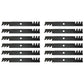 103-6393 Qty 12: Toothed Mower Blade
 Fits Exmark
